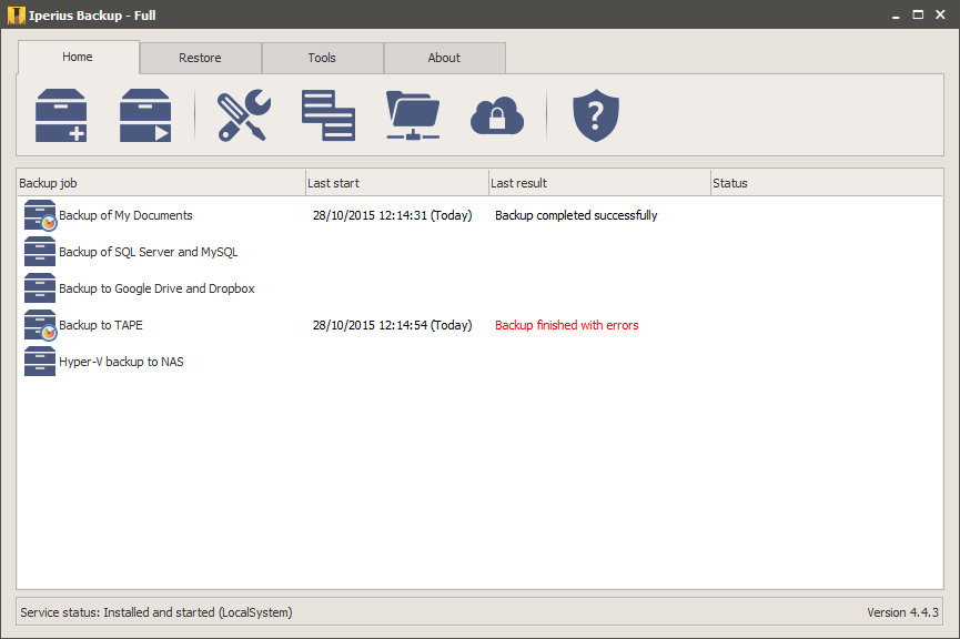 Windows 8 Iperius Backup full